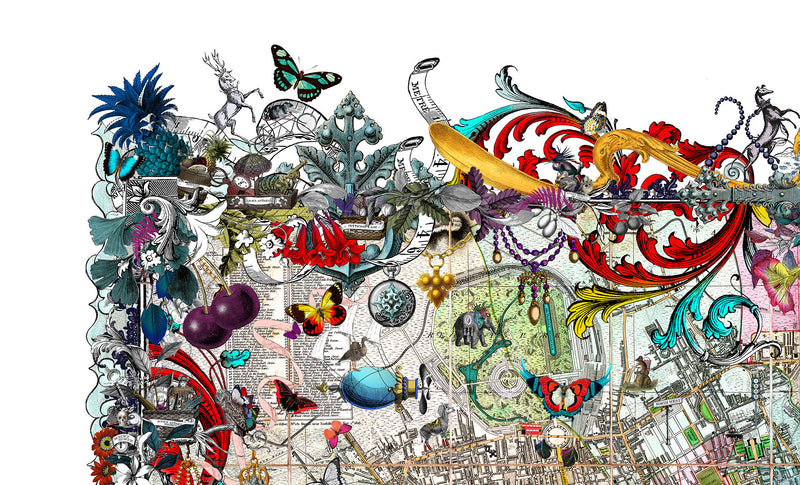 Royal Menagerie - Cary's London - Art Print - Kristjana S Williams Studio