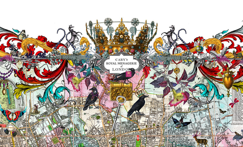 Royal Menagerie - Cary's London - Art Print - Kristjana S Williams Studio