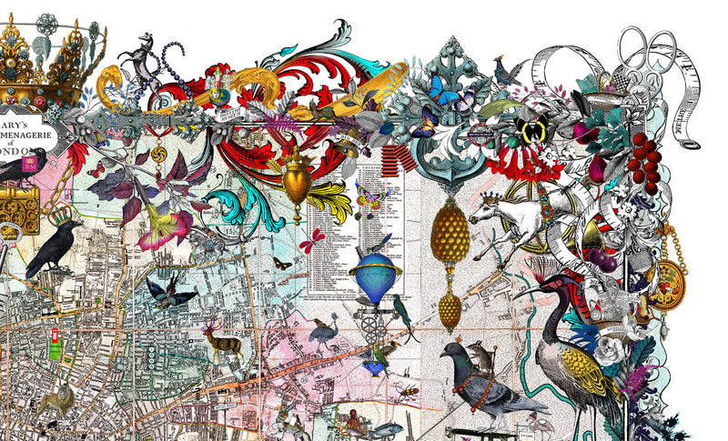 Royal Menagerie - Cary's London - Art Print - Kristjana S Williams Studio