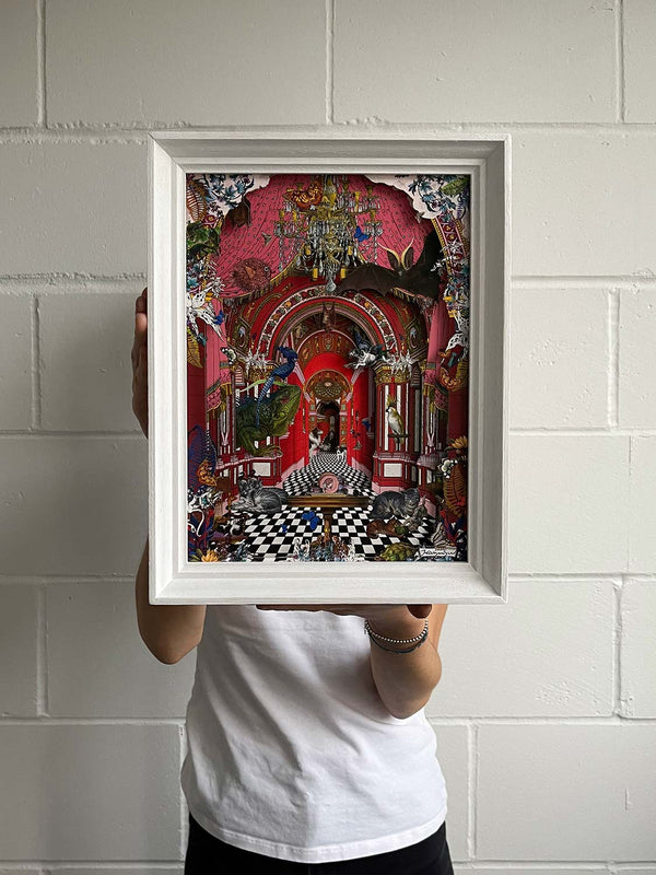 The Scarlet Vermilion Palace - Diorama - Kristjana S Williams Studio