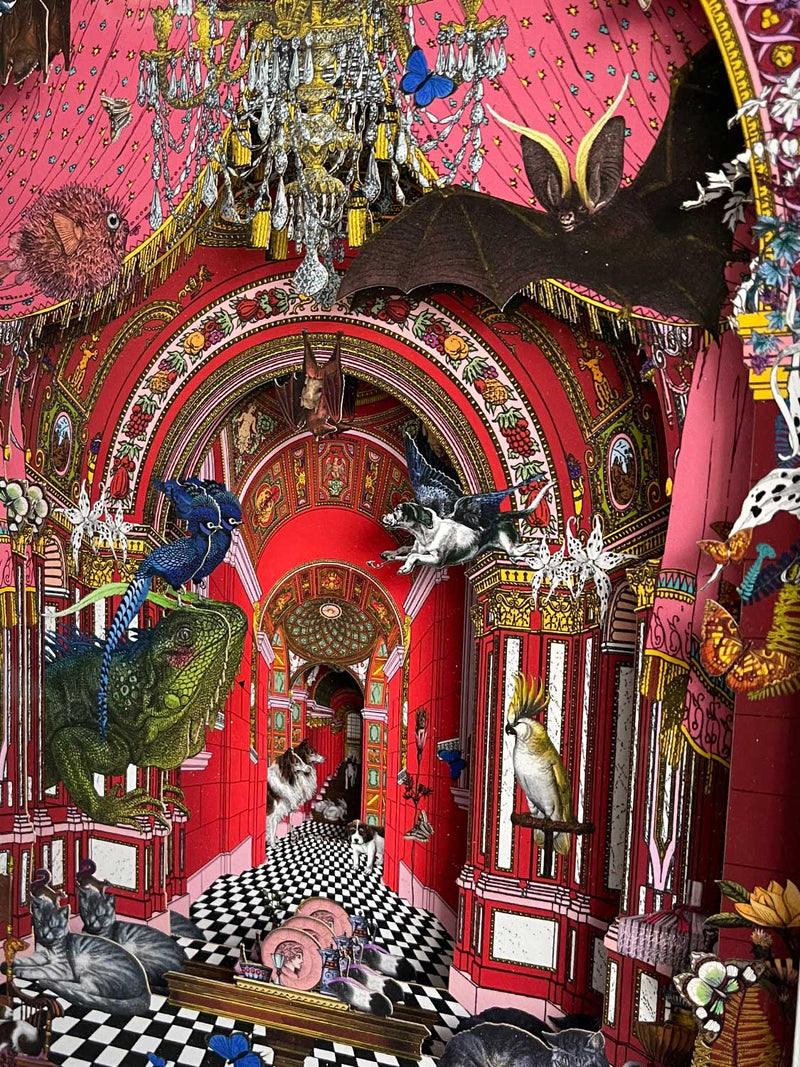 The Scarlet Vermilion Palace - Diorama - Kristjana S Williams Studio