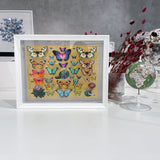 Specimen Tray - Peacock - Mini Original 3D Artwork - Kristjana S Williams Studio