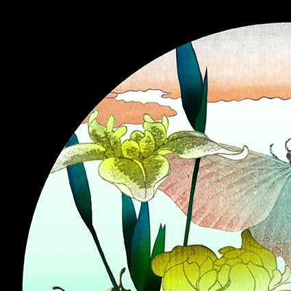 The Floral Branch Landscape - Japanese Woodcut Exploration - Art Print - Kristjana S Williams Studio