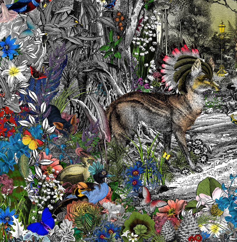 The Menagerie at Penhaligon's Central - Art Print - Kristjana S Williams Studio