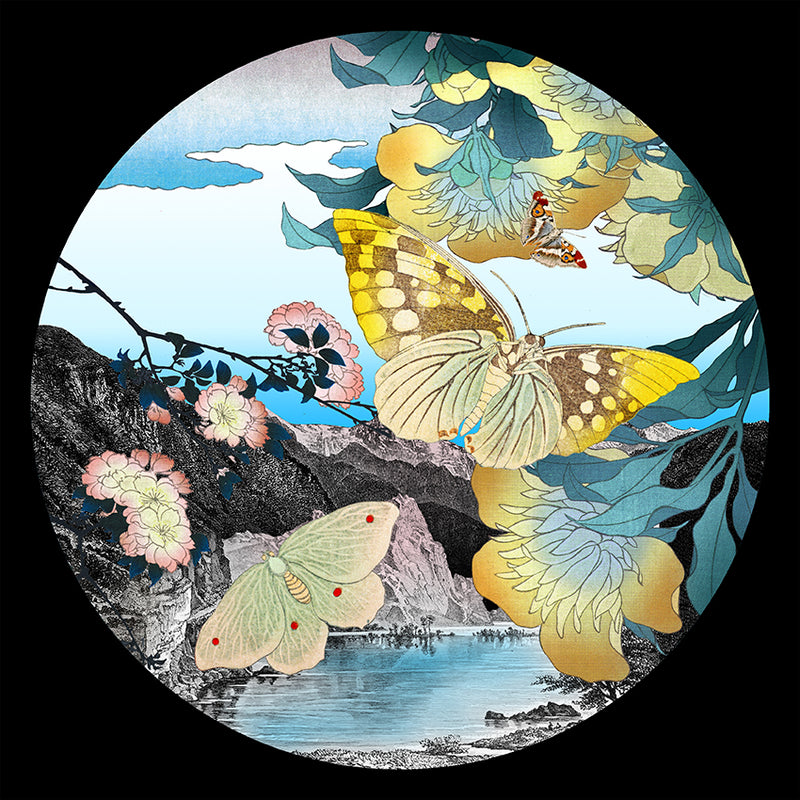 The Yellow Mountain - Japanese Woodcut Exploration - Art Print - Kristjana S Williams Studio