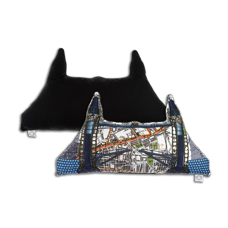 Tower Bridge - Shaped Cushion - Kristjana S Williams Studio