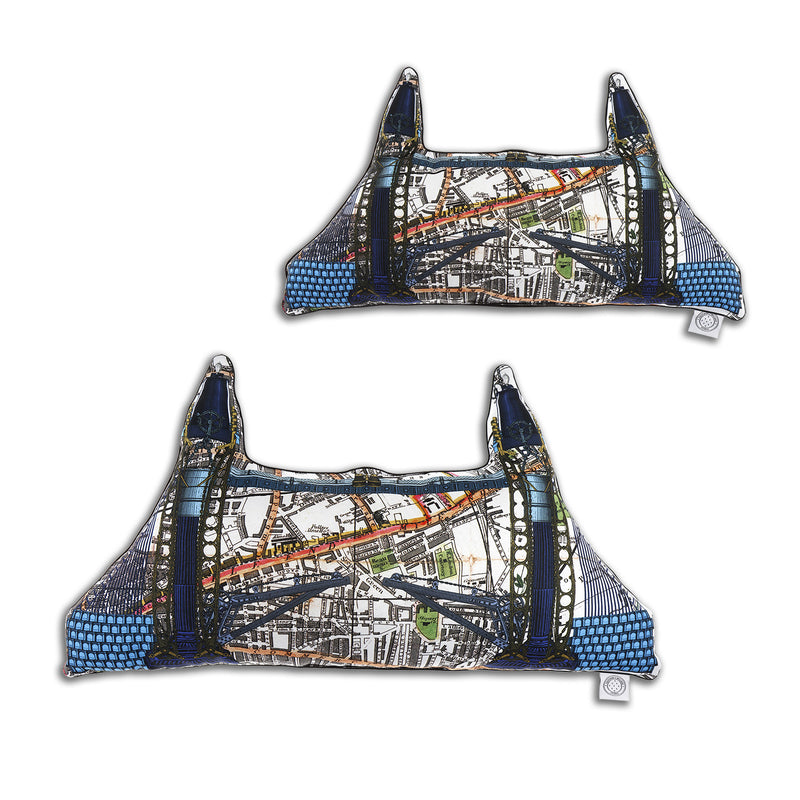 Tower Bridge - Shaped Cushion - Kristjana S Williams Studio