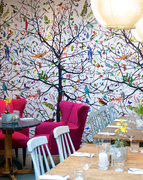 Tree Of Life Wallpaper / Wall Mural - Kristjana S Williams Studio