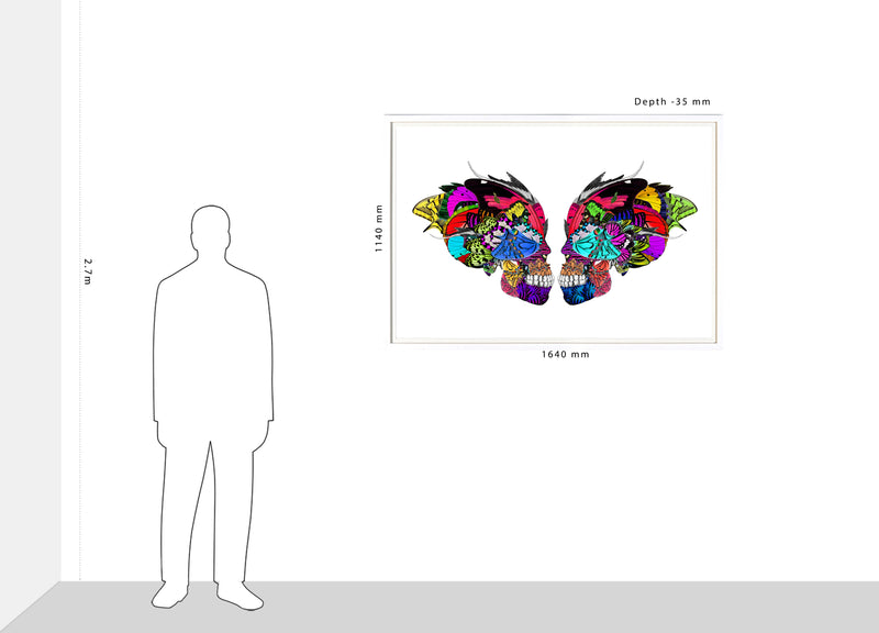 Undir fjogur Augu Skulls - Art Print - Kristjana S Williams Studio