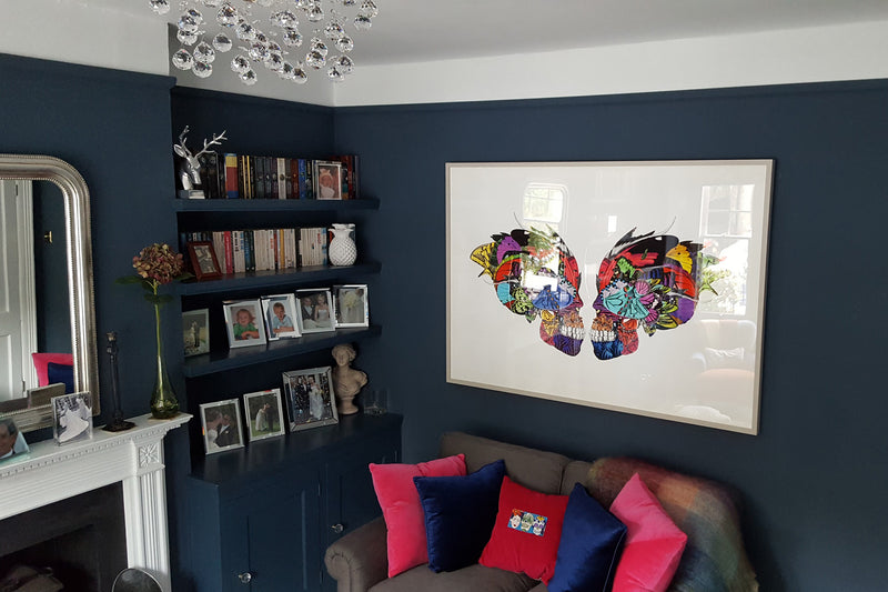 Undir fjogur Augu Skulls - Art Print - Kristjana S Williams Studio