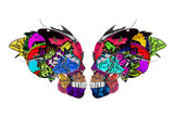 Undir fjogur Augu Skulls - Art Print - Kristjana S Williams Studio