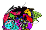Undir fjogur Augu Skulls - Art Print - Kristjana S Williams Studio