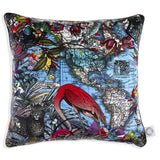 Wild Blue World Cushion - Kristjana S Williams Studio