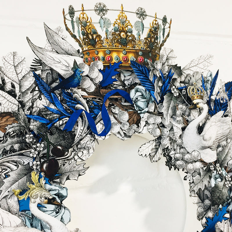 Christmas Wreath 2020 - Svanir & Fox - Kristjana S Williams Studio