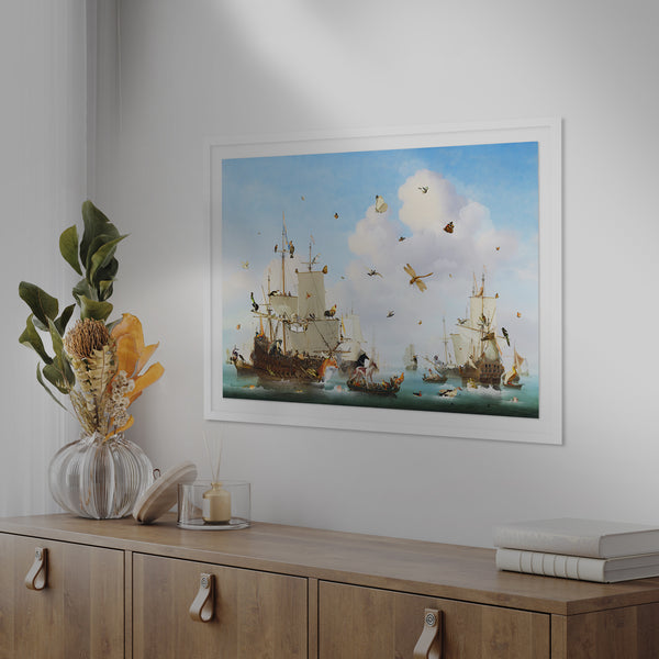 Calm At Sea - Art Print - Kristjana S Williams Studio