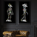 Black Skeletons - Art Print Collection - Kristjana S Williams Studio