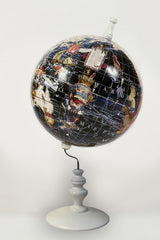 World Map Globe Dark Navy - Kristjana S Williams Studio
