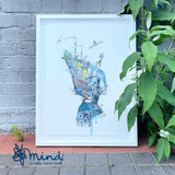 Navigating Draumaland - Original Colour Study - Kristjana S Williams Studio