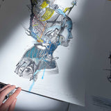 Navigating Draumaland - Original Hand Finished - Kristjana S Williams Studio